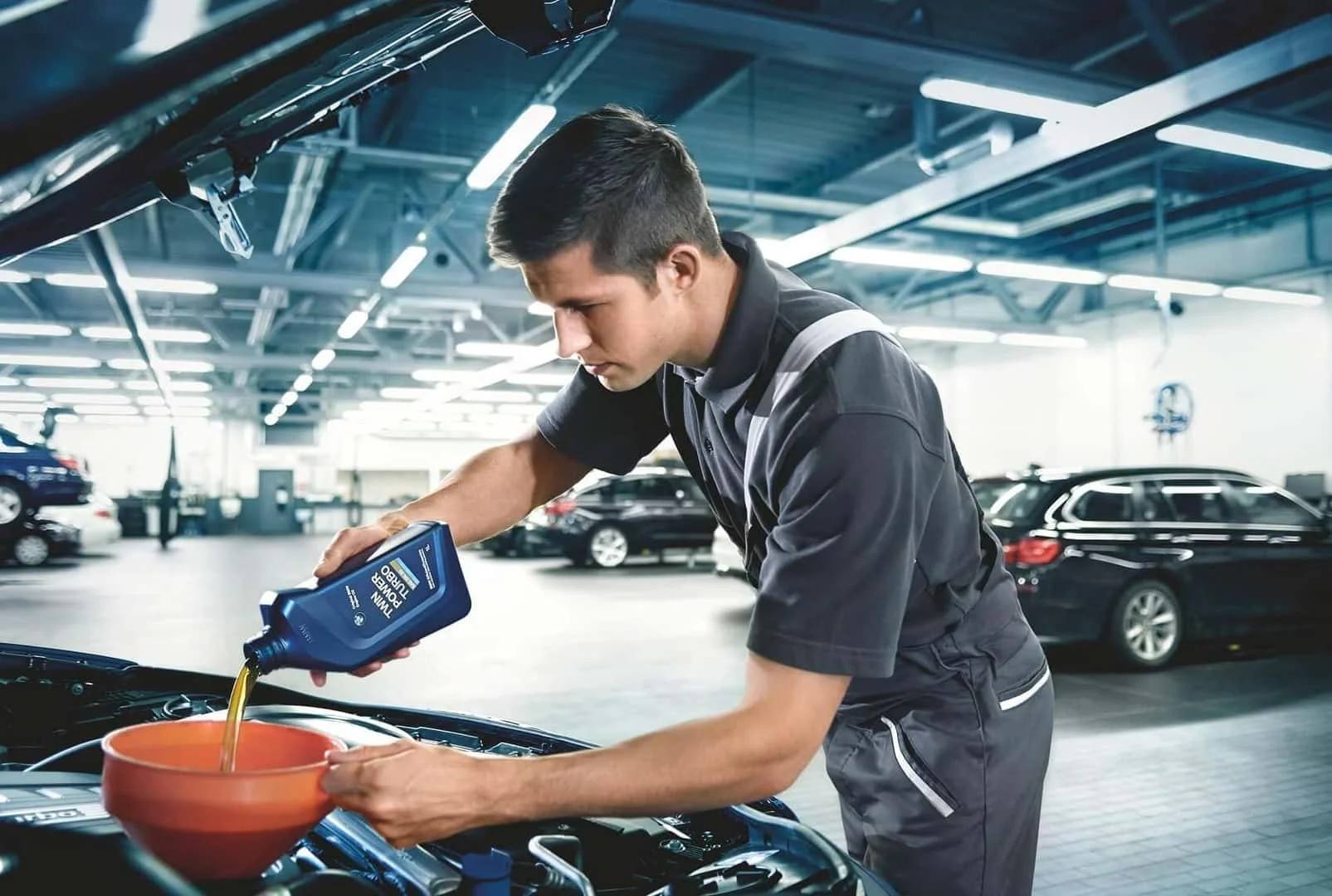 Fluid top-offs at the BMW of Albany service center